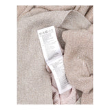Metallic Scoop Neck Fine Knit Jumper Champagne