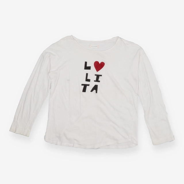 T-shirt navy and white hearts 2pk