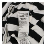 Monochrome striped crew neck t-shirt