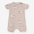 Romper knit cream sheep