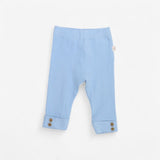 Baby Blue Ribbed Leggings