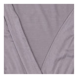 Dress Grey Viscose Jersey Long Sleeve Ruched Waist