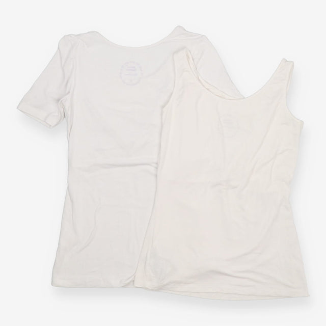 Maternity Nursing T Shirt & Vest Top 2 Pack Basics