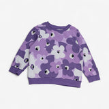 Sweater Purple Pansies