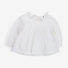 Cotton Dress Collared Stars