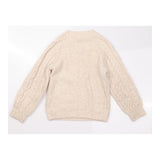 Cream Cable Knit Jumper with Sequins