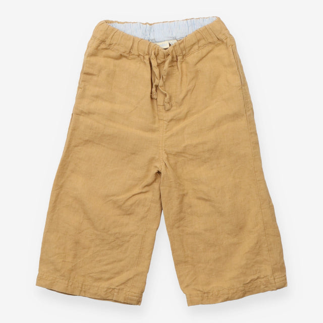 Beige linen trousers