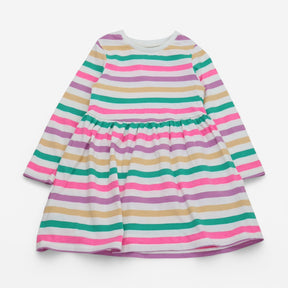 Dress LS Multi Striped