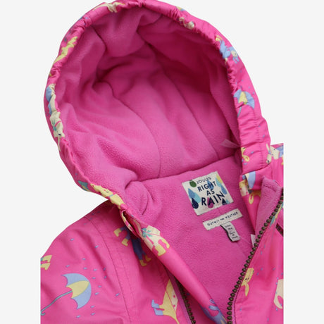 Pramsuit Pink Raining Cats & Dogs