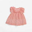 Peach flopsy summer dress 