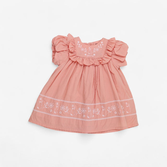 Peach flopsy summer dress 