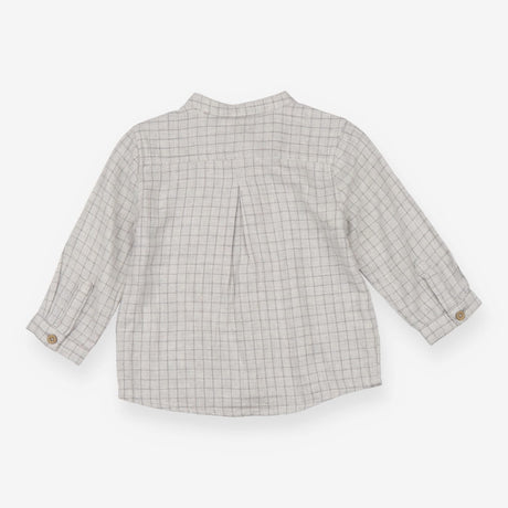 Grey check shirt