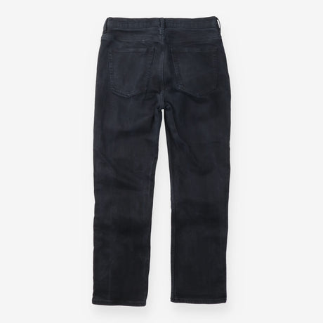 Jeans Washed Black Slim Straight Leg High Rise Den