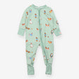 Sleepsuit Green with Dogs