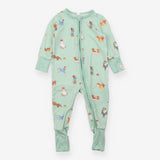 Sleepsuit Green with Dogs