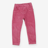 Ribbed Velour Leggings Pink