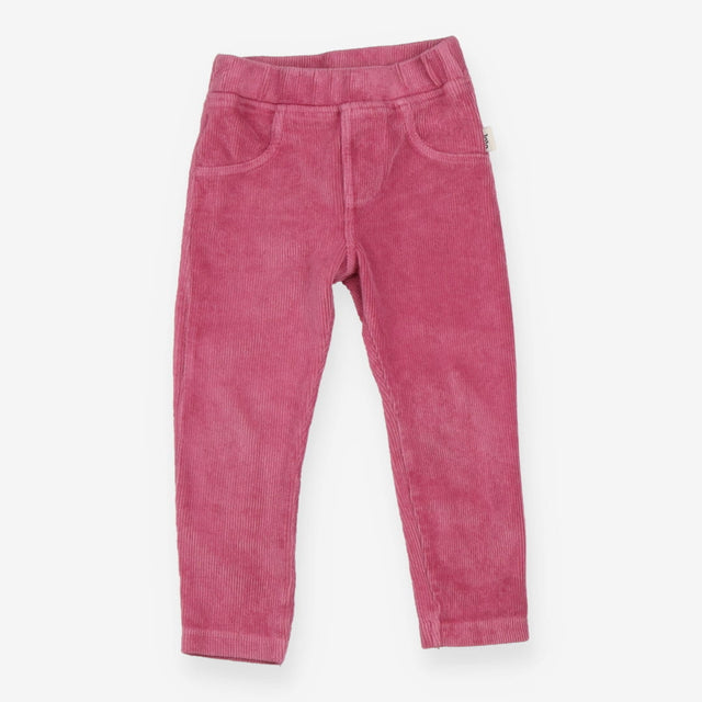 Ribbed Velour Leggings Pink
