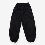 Waterproof black trousers lined