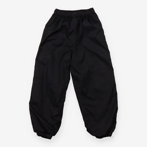 Waterproof black trousers lined
