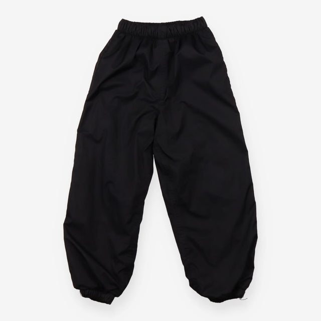 Waterproof black trousers lined