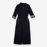 Cecile Denim Wide Leg Jumpsuit Indigo