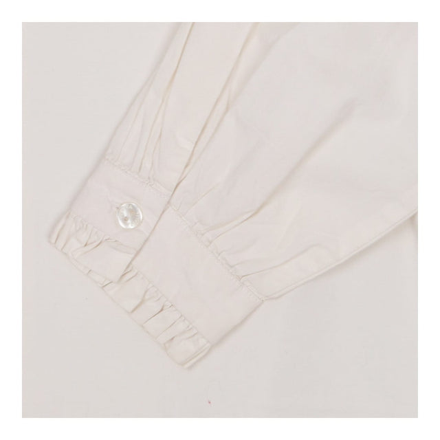 Vivetta White Poplin Hand‑Collar Blouse – Iconic S