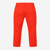 Bright Red Stretch Denim Slim Leg Petite Jeans ```