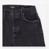 Topanga High-Rise Straight Leg Jeans in Washed Bla
