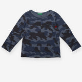 Blue Camouflage Long Sleeve - United Colors Of Ben