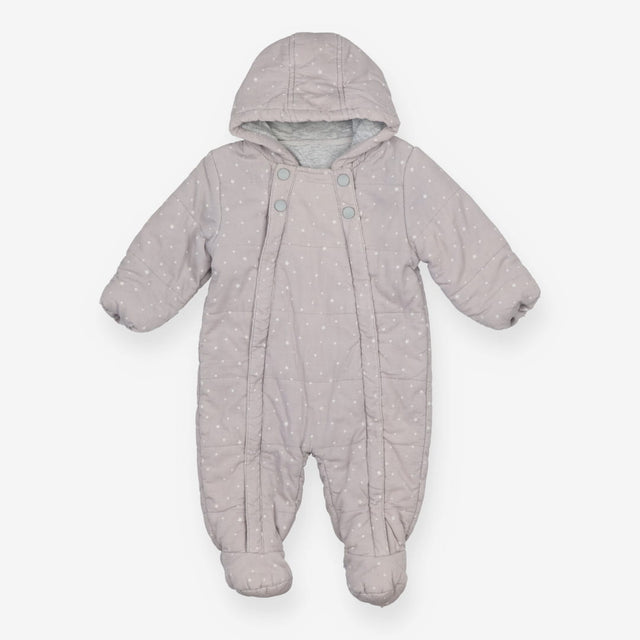 Pramsuit cord grey stars