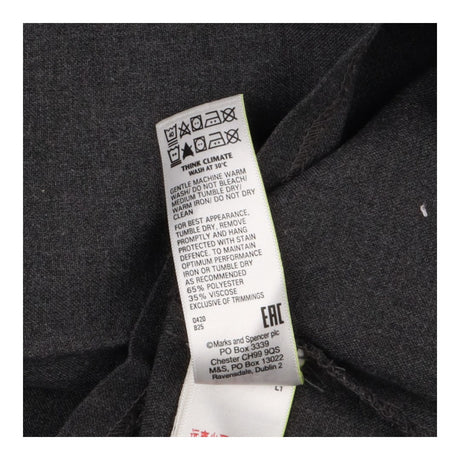 Pinafore grey school heart zip 2 pack