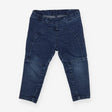 Dark blue jeggings adjustable waist