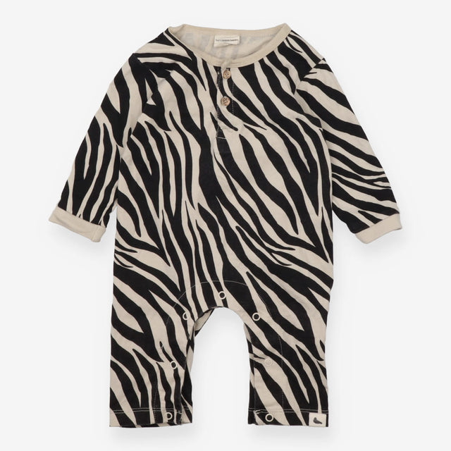 Romper Long Sleeve Zebra Print