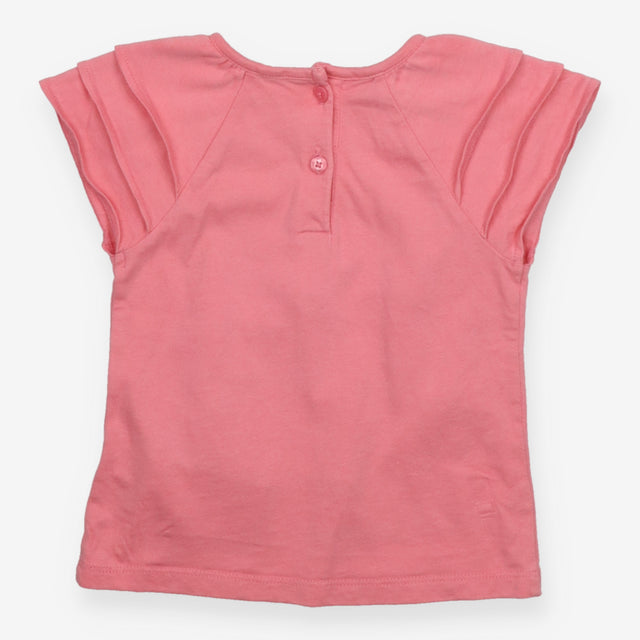 T-shirt pink lion with flowers