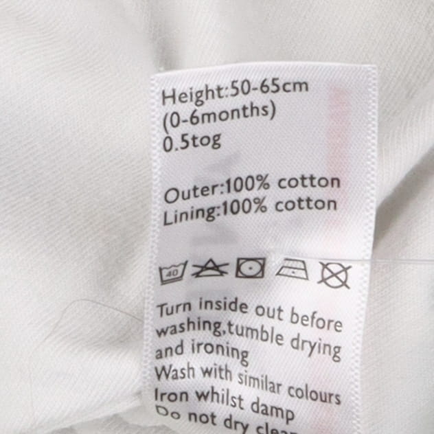 Sleeping bag green with daisies 2.5 tog