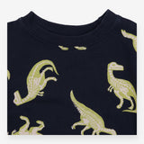 Sweatshirt navy green dinos 