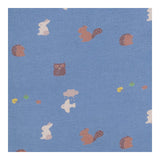 Pyjamas stripe bottoms blue woodland animals 