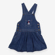 Pinafore Denim Mickey Mouse Applique