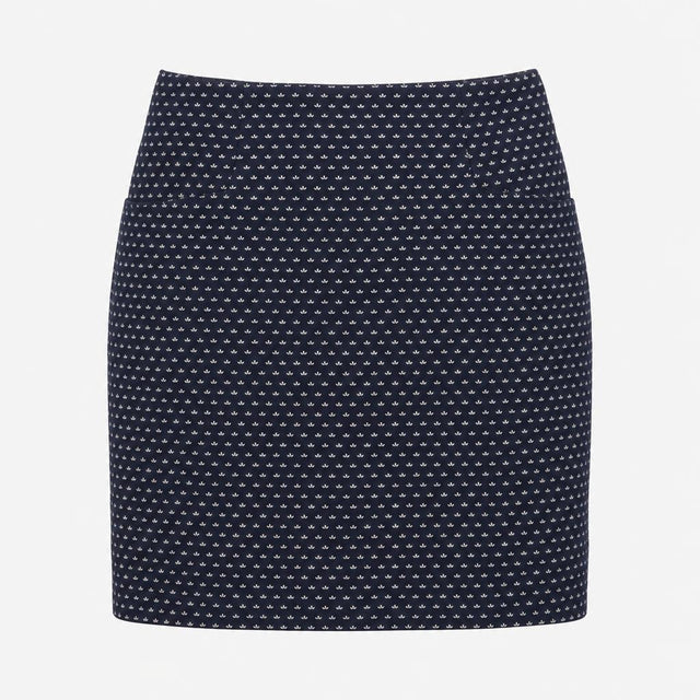 Dark Navy Silver Metallic Jacquard Cotton Stretch 