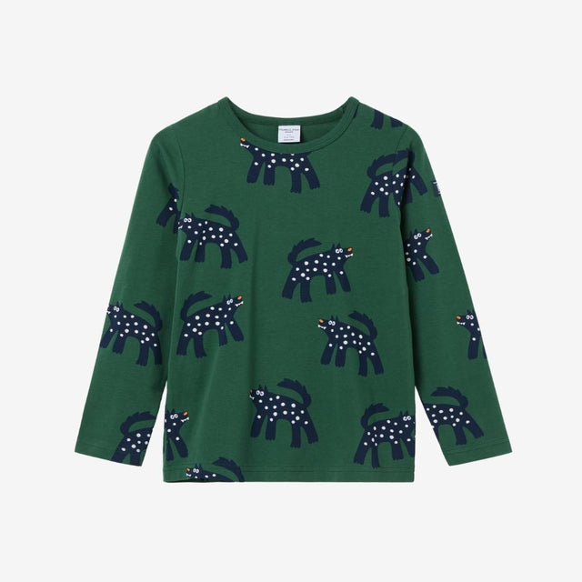 Wolf AOP Long Sleeve Tee
