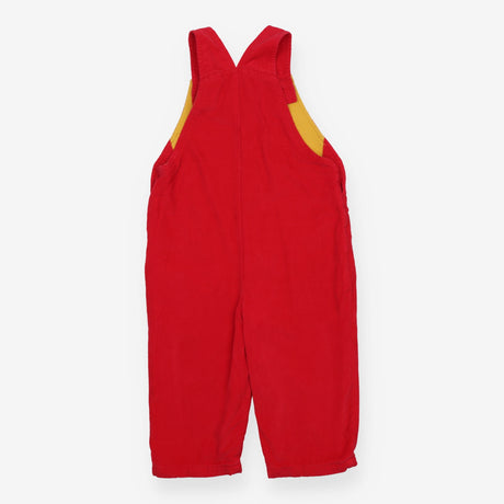 Red Cord Dungarees Star Patches