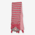 Scarf Pink Stripe Kitten Face