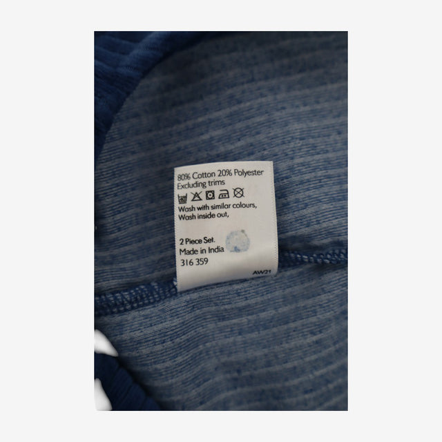 Dungarees Blue Velour Jumbo Cord