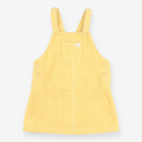 Pinafore cord yellow
