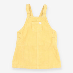 Pinafore cord yellow