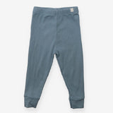 Leggings ribbed denim blue