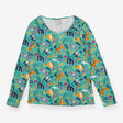 Endangered print long sleeve top