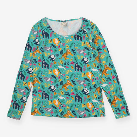 Endangered print long sleeve top