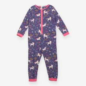 Sleepsuit purple unicorn