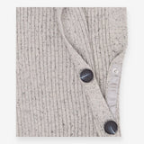 Seraphine Grey Ribbed Knit Maternity Poncho with B